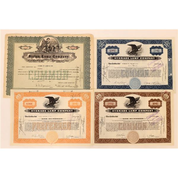 Lamp Stocks, 4 [177125]