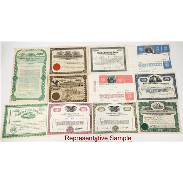 Large Financial Stock Collection [204885]