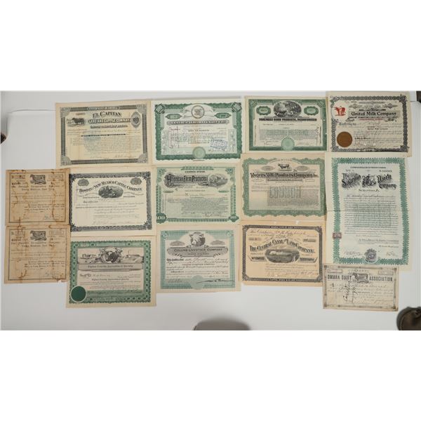 Livestock Stock/Bond Collection  [200710]