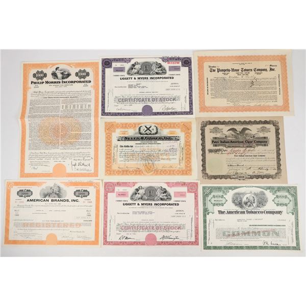 Major Tobacco Stock and Bond Inventory [207058]