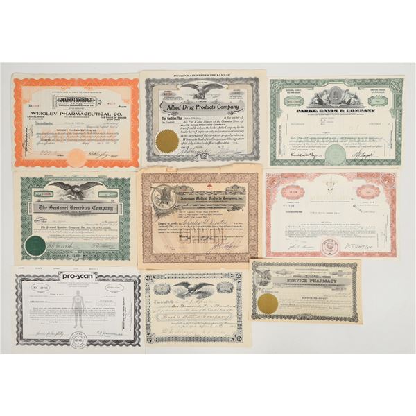 Medical Stock Certificates (100)  [205166]