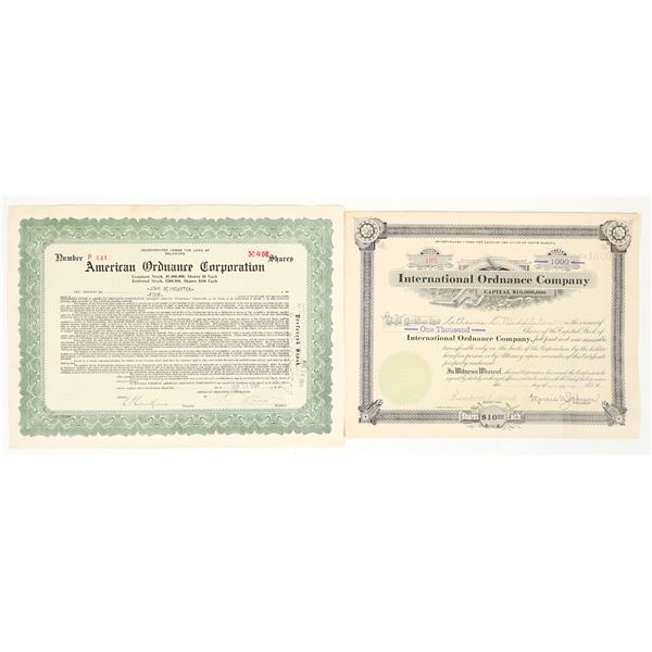 Ordinance Stock Pair [204791]