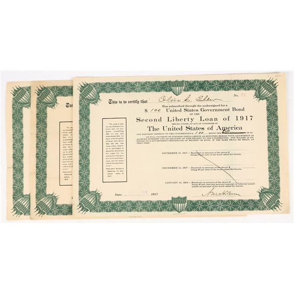 Second Liberty Loan of 1917 Bonds (3) [207023]
