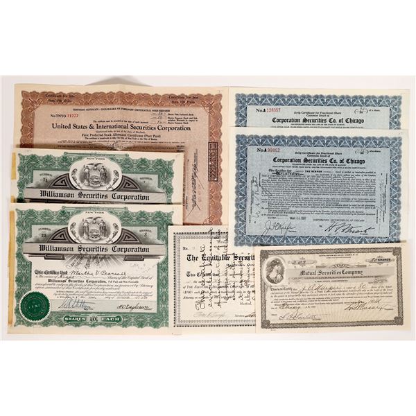 Securities Stocks c1915-49 (7) [174753]