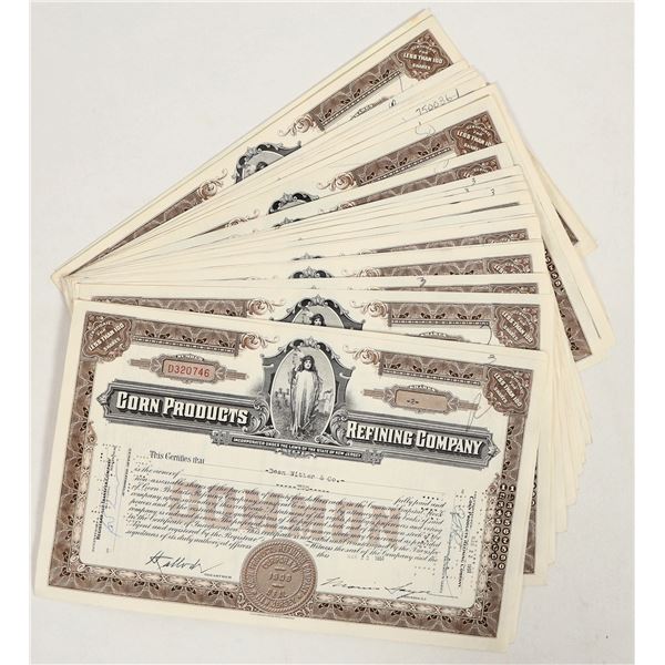 Stock Certificates for Corn Products Refining Company (25) [205592]