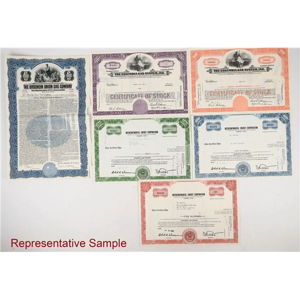 Miscellaneous Gas Company Bonds and Stocks.  [207051]