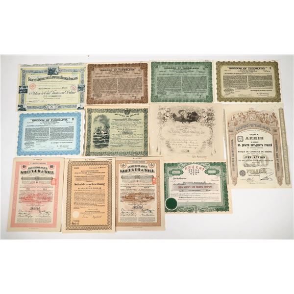 Mystery Grab Bag Of Foreign Stock And Bonds.  [205684]