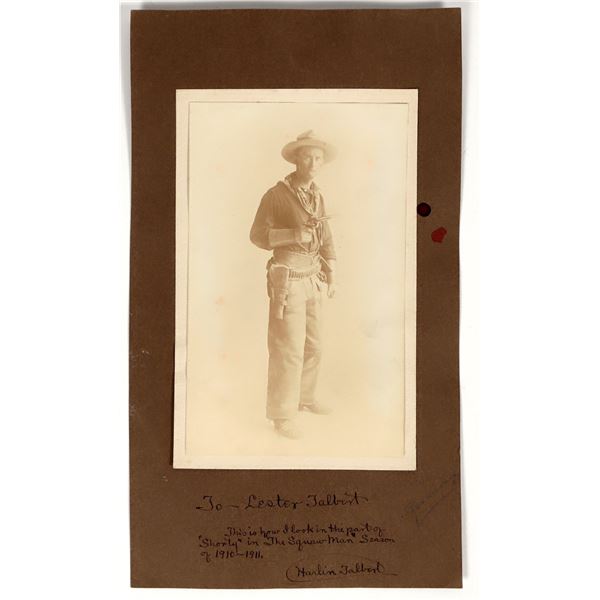 Photo of Movie Actor Harlin "Shorty" Talbert, Serial Film "The Squaw Man" [195365]