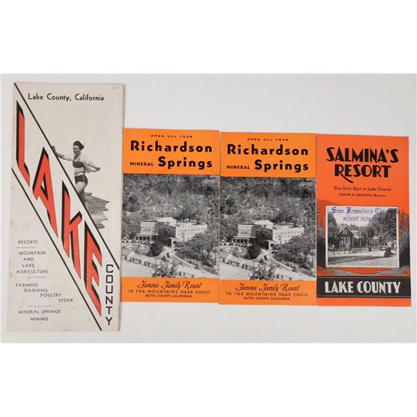 Lake County & Butte Ephemera [205515]