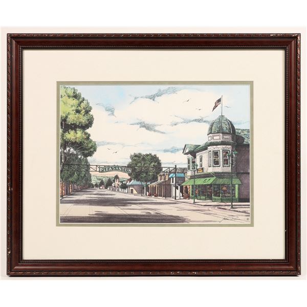 Juan Sierra Painting of Pleasanton [188218]