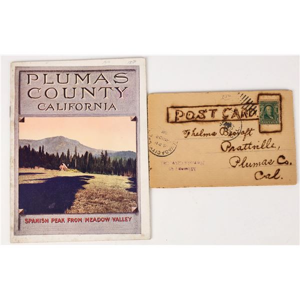 Plumas County Ephemera Lot [205430]