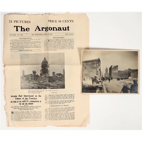 San Francisco Earthquake Memorabilia [202984]