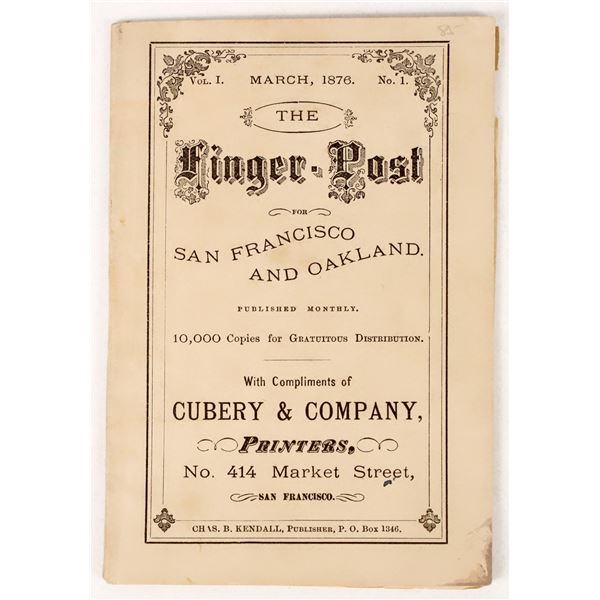 Finger Post Booklet - RARE! [205279]