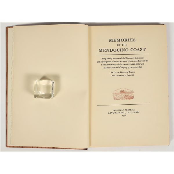 RARE: Memories of the Mendocino Coast by Ryder [204507]