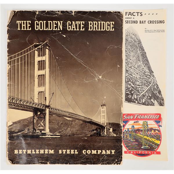 Golden Gate Bridge 1937 Publication, Plus [205457]