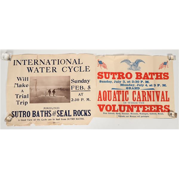 Sutro Baths Advertising Broadsides (2) [204108]
