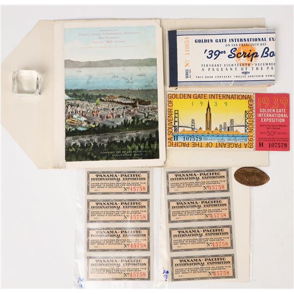 Golden Gate International Expo Ephemera Group [205331]