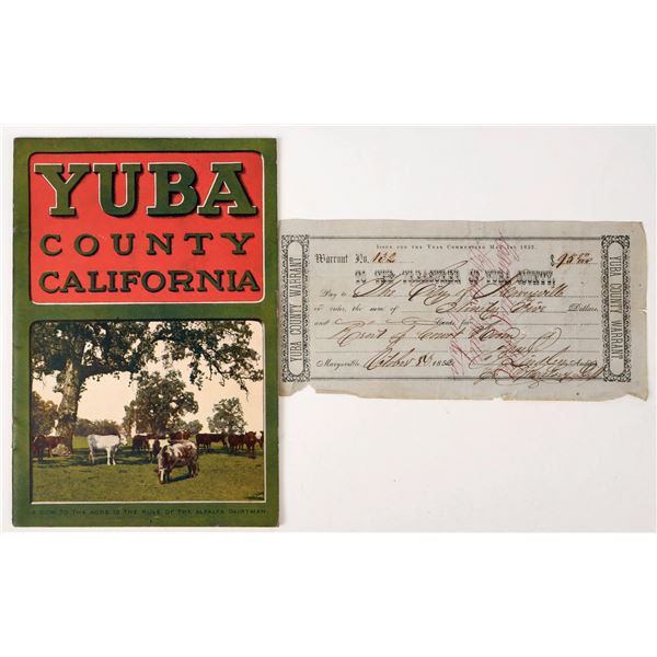 Yuba County Ephemera Lot [205517]