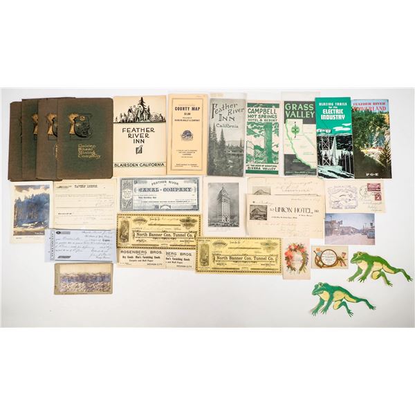 El Dorado & Feather River Ephemera Group [205650]