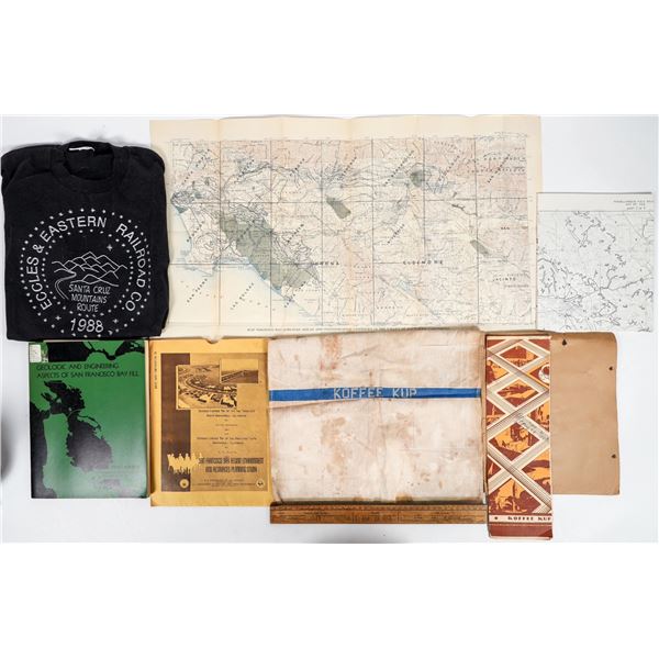 Ephemera Collection of Maps. Geological Books and Misc. [201271]