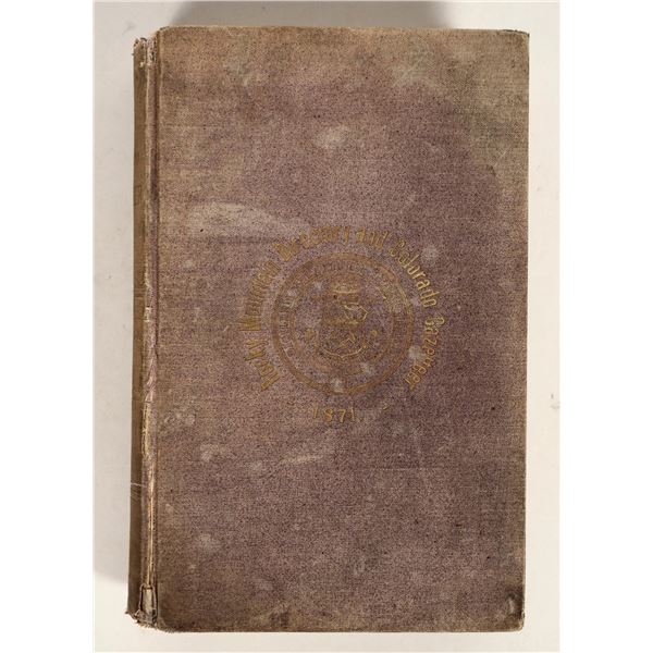 Rocky Mountain Directory and Colorado Gazetteer for 1871 [199533]