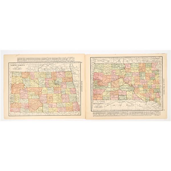 Rand McNally Map Of The Dakotas [206845]