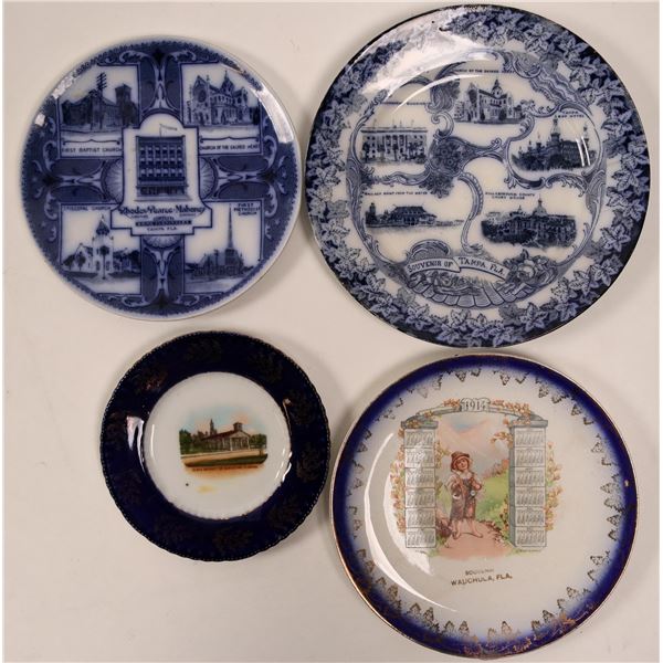 Florida Souvenir, Advertising & Calendar Plates (4) [177308]