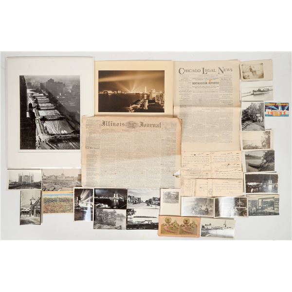 Chicago & Illinois Ephemera, c. 1860s-1940s [204220]