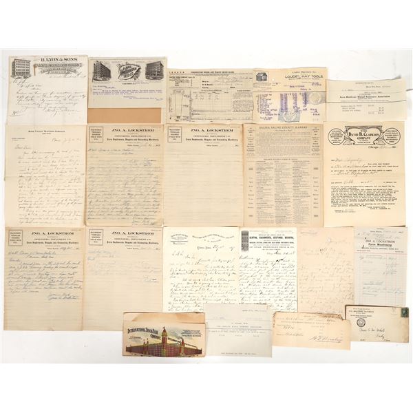 Midwest Correspondence Lot [203874]