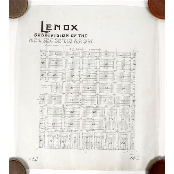 Lenox Subdivision, Helena Map [194089]