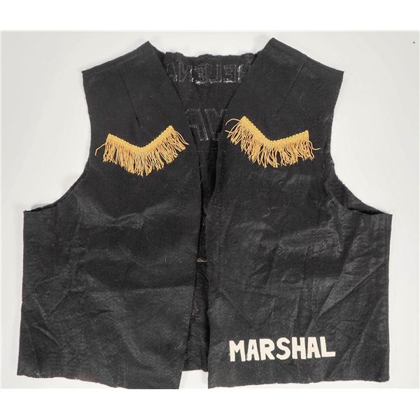 Helena, Montana Stampede Marshal Vest Circa 1960 [201137]