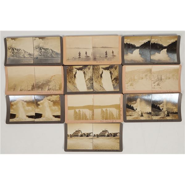 Yellowstone Stereoview Group by NA Forsyth [204555]