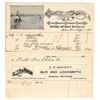 Image 1 : Choice Pictorial Montana Billheads : Saddles & Firearms [195364]