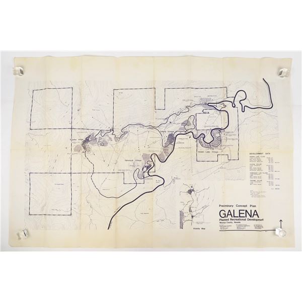 Galena Development Plan Blueprint c.1982 [207156]