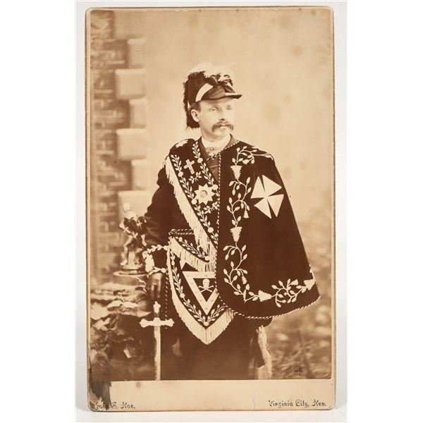 Virginia City, Nevada Masonic Photograph [203873]