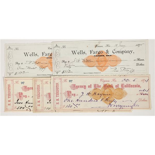 Nevada RN Checks to Prominent Carson City or Virginia City Merchants [204284]