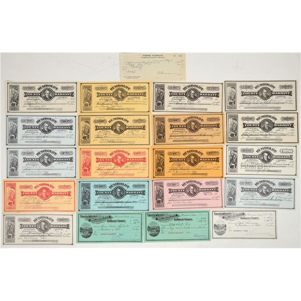 Humboldt County, Nevada Warrant Collection [195352]