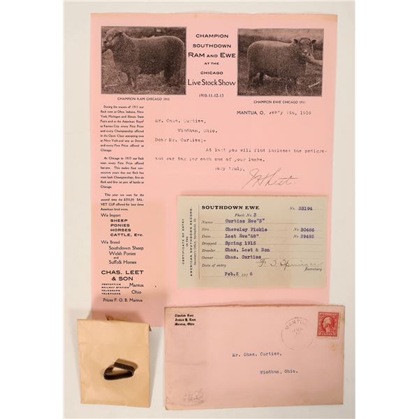 Livestock Dealer Ephemera 1916 [187332]