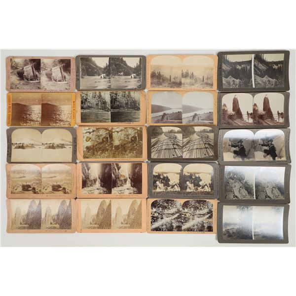 Miscellaneous Oregon Stereoviews (20) [204607]