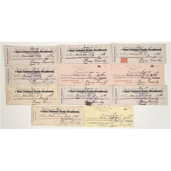 Deadwood Checks Issued to Telegraph Companies [199173]