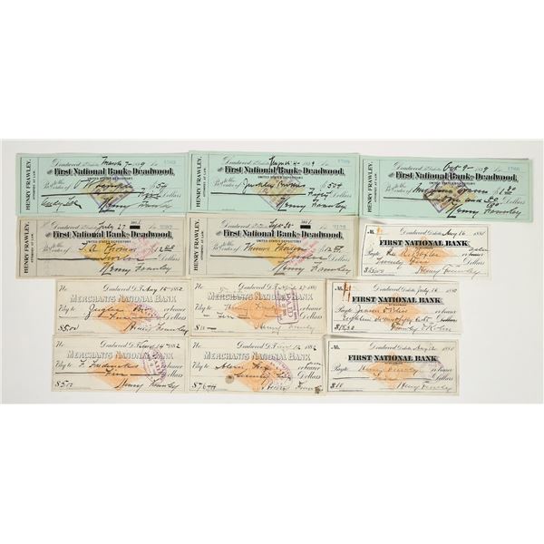 Deadwood Imprinted Revenue Check Collection [199172]