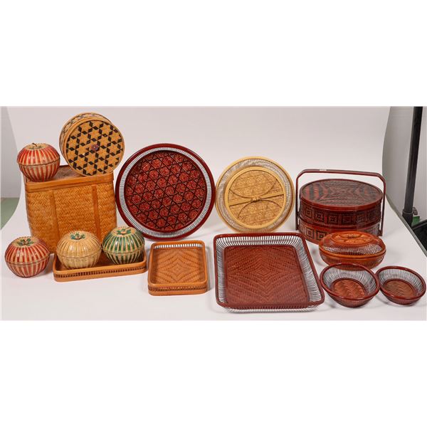 Bamboo Basketware (A Lot) [193345]