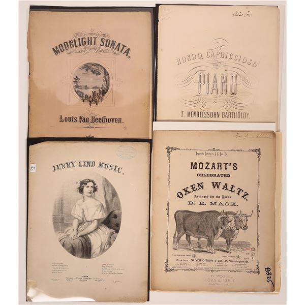 Beethoven, Mendelssohn, Mozart Sheet Music (4) [180331]