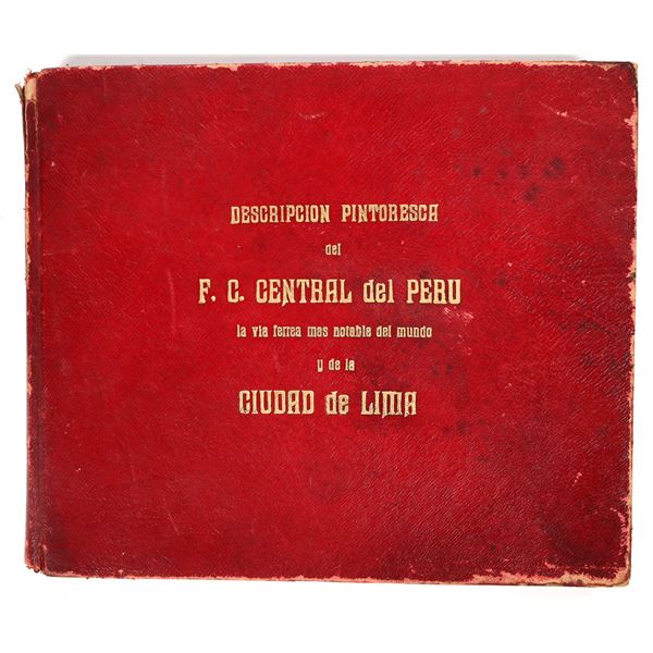 Peruvian Photography & History Book, c. 1913 [194137]