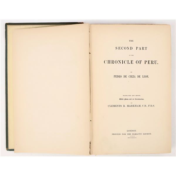 Second Part of the Chronicle of Peru 1883 [206727]