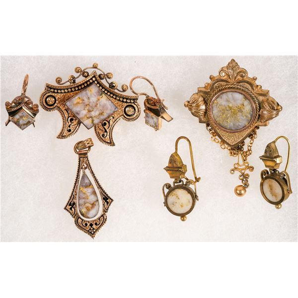 Gold Quartz Women's  Jewelry, 19th Century [206782]