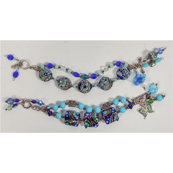 Blue Stone Bracelets (2) [202190]