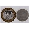 Image 2 : Excalibur Silver/ El Dorado Gaming Tokens (2) [202855]