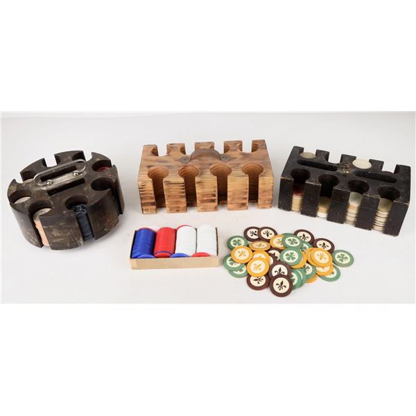 Poker Chip Collection.  [207019]