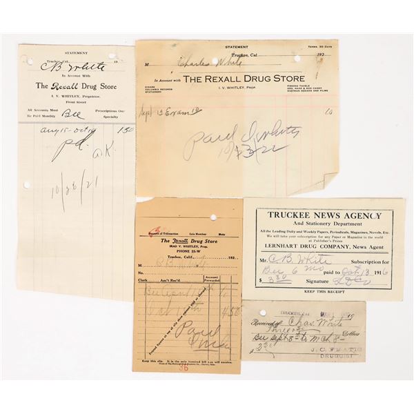 Truckee, California Drug Store Ephemera (Holabird Collection) [206512]
